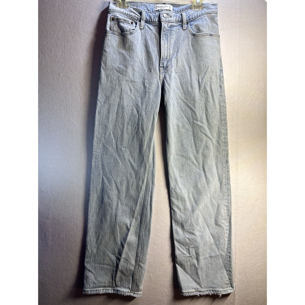 Abercrombie & Fitch Light Wash High-Rise Women's Jeans